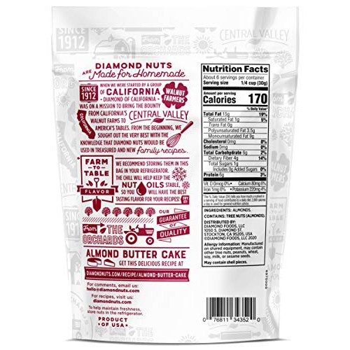 Diamond of California Sliced Almonds, 2.25 oz