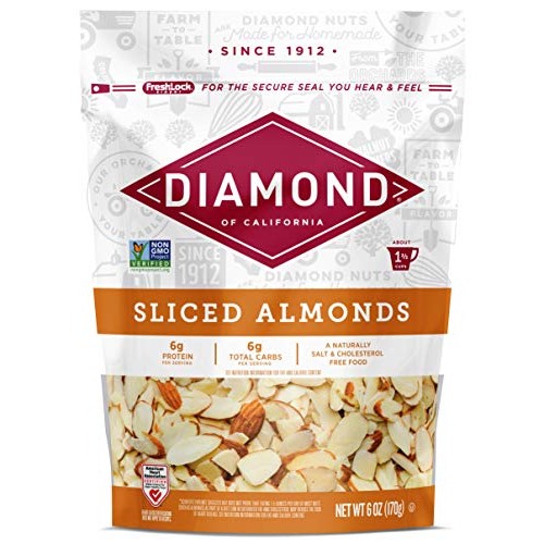 Diamond of California Sliced Almonds, 2.25 oz