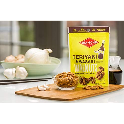 Diamond Of California Teriyaki &Amp; Wasabi Walnuts, 4 Oz, 1 Pack