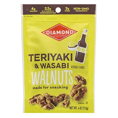 Diamond Of California Teriyaki &Amp; Wasabi Walnuts, 4 Oz, 1 Pack