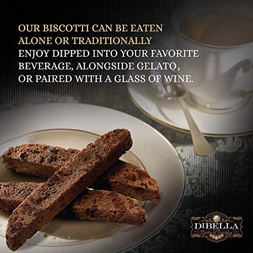 DiBella Artisan Style Italian Biscotti Cookies Double Chocolate...