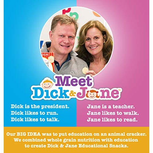Dick &Amp; Jane Educational Snacks | English &Amp; Spanish - 120 Bags Fe