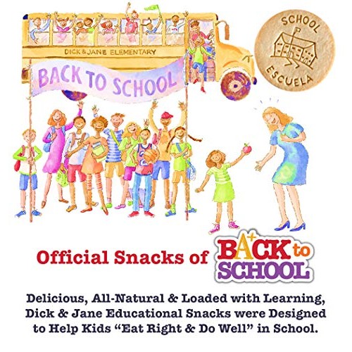 Dick &Amp; Jane Educational Snacks | English &Amp; Spanish - 120 Bags Fe