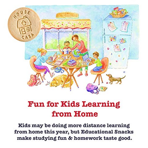 Dick &Amp; Jane Educational Snacks | English &Amp; Spanish - 120 Bags Fe