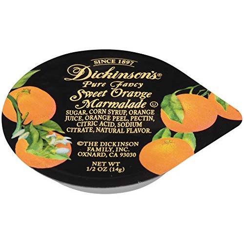Dickinsons Pure Fancy Sweet Orange Marmalade, 0.5 Ounce Pack O