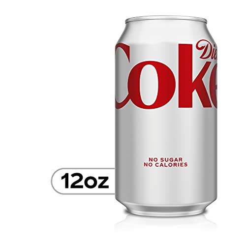 Diet Coke Soda Soft Drink, 12 Fl Oz, 24 Pack