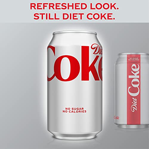 Diet Coke Soda Soft Drink, 12 Fl Oz, 24 Pack