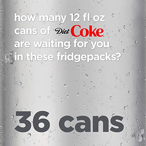 Diet Coke Soda Soft Drink, 12 Fl Oz, 36 Pack