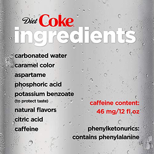 Diet Coke Soda Soft Drink, 12 Fl Oz, 36 Pack