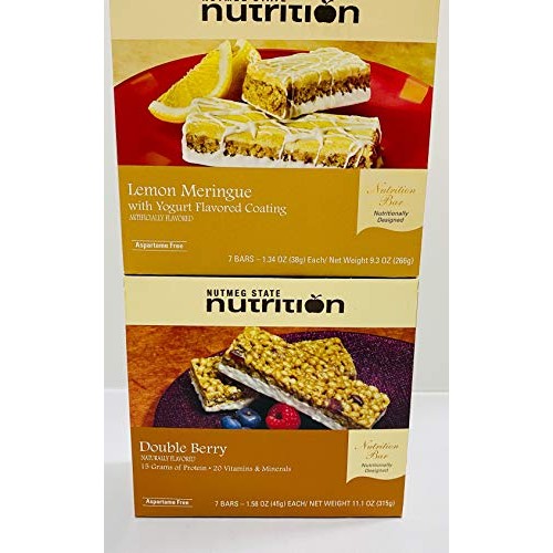 Nutmeg State Nutrition High Protein Diet Bar Fruit Lovers Bundle