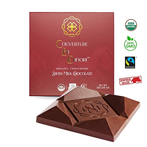 Difiori Hand Crafted Creamy Swiss Artisan Milk Chocolate With 10