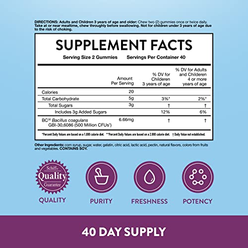 Digestive Advantage Probiotic Gummies For Digestive Health, Dail...