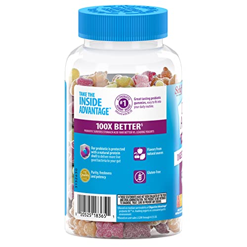 Digestive Advantage Probiotic Gummies For Digestive Health, Dail...