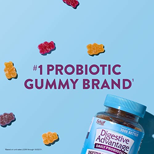 Digestive Advantage Probiotic Gummies For Digestive Health, Dail...