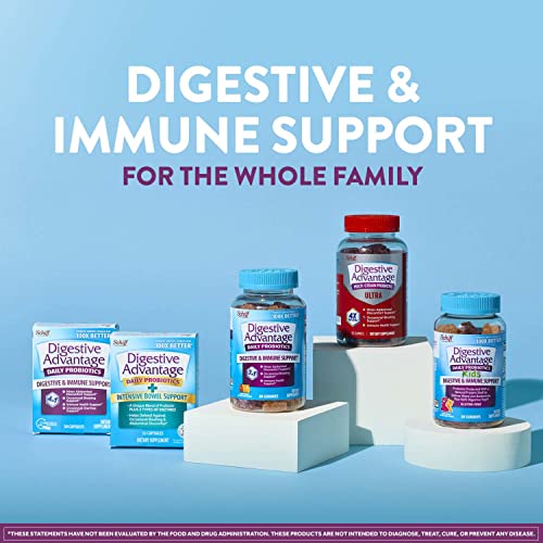 Digestive Advantage Probiotic Gummies For Digestive Health, Dail...