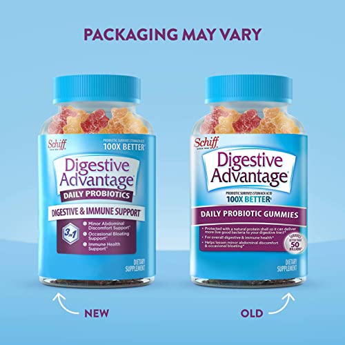 Digestive Advantage Probiotic Gummies For Digestive Health, Dail...