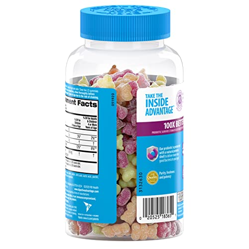Digestive Advantage Probiotic Gummies For Digestive Health, Dail...