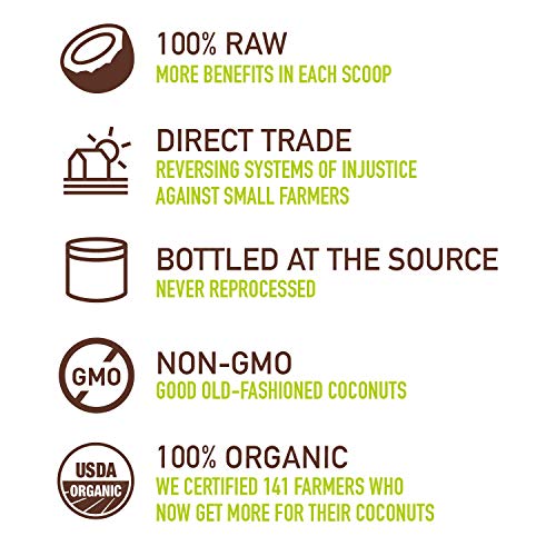 Dignity Coconuts Organic Virgin Coconut Oil, Centrifuge Raw, 4Oz