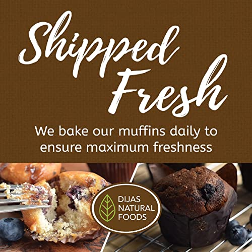 DIJAS Natural Foods Vegan 16ct Muffins 100% Plant-based, non-GMO...