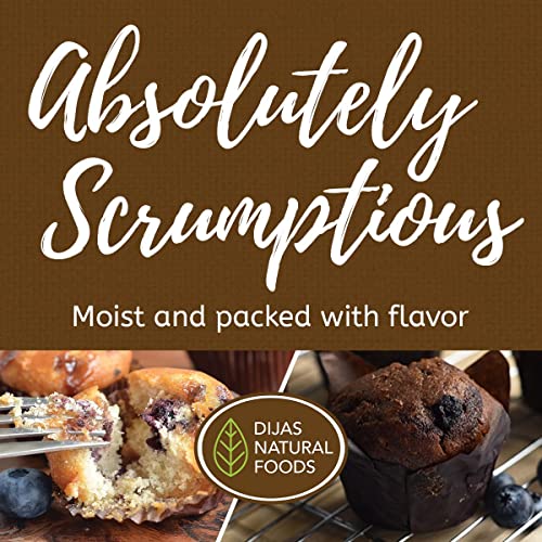 DIJAS Natural Foods Vegan 16ct Muffins 100% Plant-based, non-GMO...