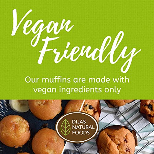 DIJAS Natural Foods Vegan 16ct Muffins 100% Plant-based, non-GMO...