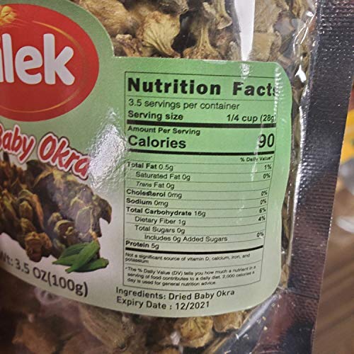 Dilek Dried Baby Okra Kuru Bamya 100Gr 2 Pack Dilek Dried Baby Okra Kuru Bamya 100Gr 2 Pack