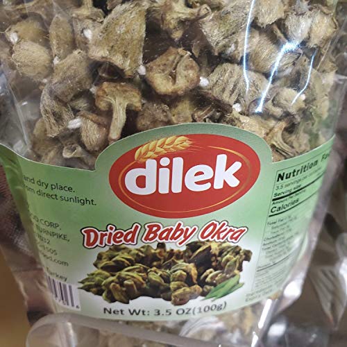 Dilek Dried Baby Okra Kuru Bamya 100Gr 2 Pack Dilek Dried Baby Okra Kuru Bamya 100Gr 2 Pack