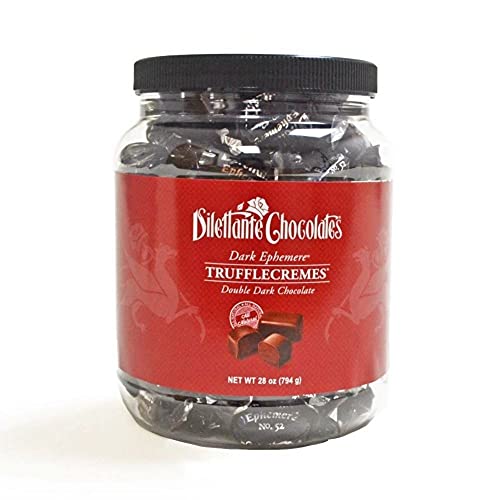 Dark Chocolate Ephemere Trufflecremes | 28-Ounce Bulk Jar | Coat