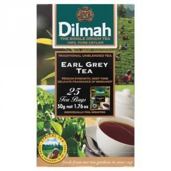 Dilmah Earl Grey Tea Bags 50G 25 Pcs