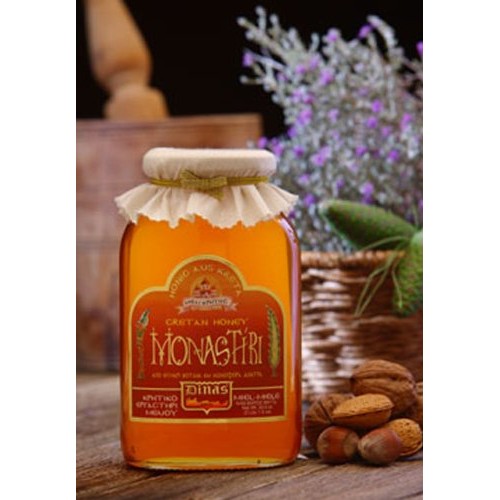 “Monastiri” Cretan Thyme, Flower And Coniferous Tree Honey 450G