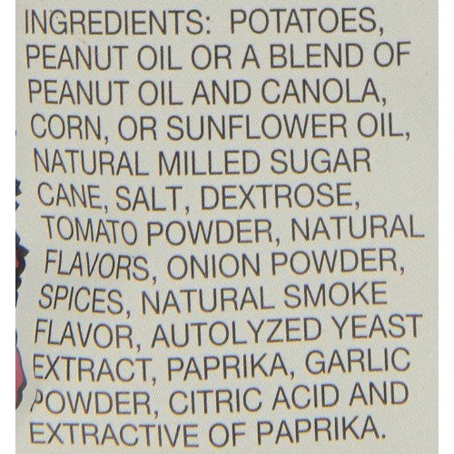 Dirty Potato Chips, Mesquite Bbq, 2 Ounce Pack Of 25