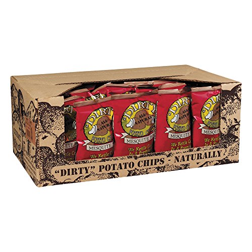 Dirty Potato Chips, Mesquite Bbq, 2 Ounce Pack Of 25