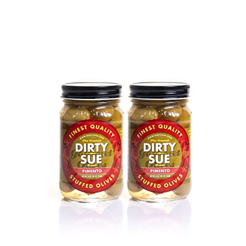 Dirty Sue Stuffed Olives And Onions - Set Of 2 16 Oz Jars Pimento