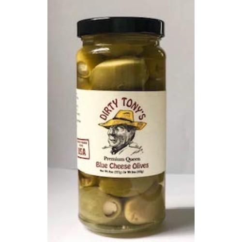 Dirty Tonys Premium Queen Blue Cheese Olives