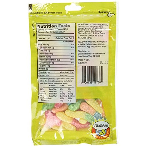 Disney World Parks Goofy Candy Co. Sour Gummi Worms Family Size