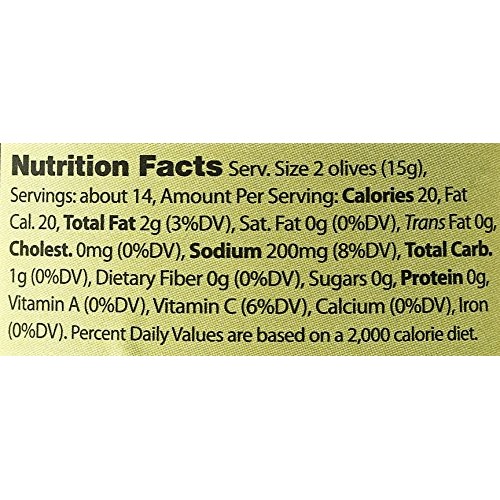 Divina Green Olives Stuffed W/ Garlic, 7.8 Oz