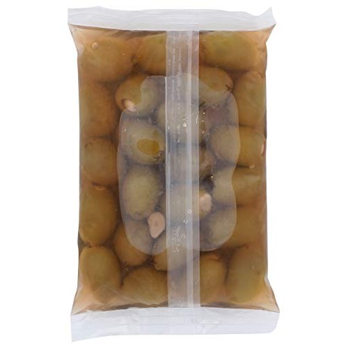 Divina, Mt. Athos Green Olives Stuffed With Garlic, 7 Ounce
