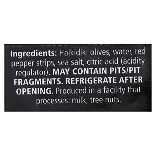 Divina, Mt. Athos Green Olives Stuffed With Red Pepper, 7 Ounce