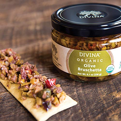 Divina Organic Olive Bruschetta Spread, 8.1 Ounce