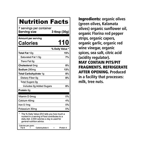 Divina Organic Olive Bruschetta Spread, 8.1 Ounce