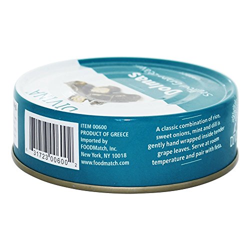 Divina, Stuffed Grape Leaves, Dolmas, 7 Oz. 4 Pack