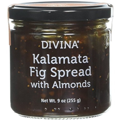 Divina Kalamata Fig Spread With Almonds, 9 Ounce