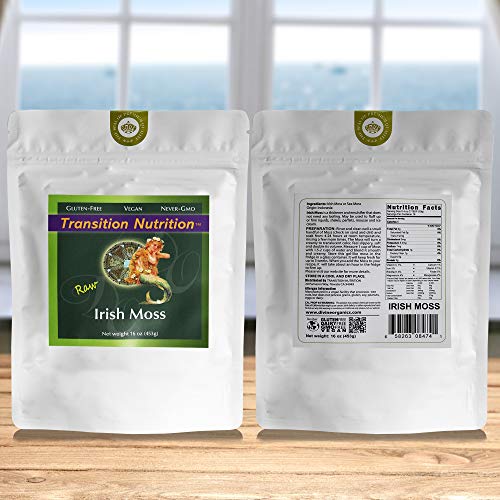 Fresh Whole Leaf Irish Moss - Raw - 16 Oz