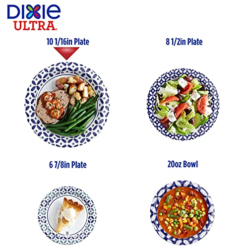 Dixie Ultra-15420 Paper Plates, 10 1/6 Dinner Size Printed Disp
