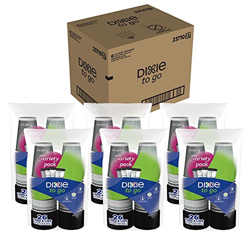 Dixie To Go Disposable Hot Beverage Paper Coffee Cups With Lids,