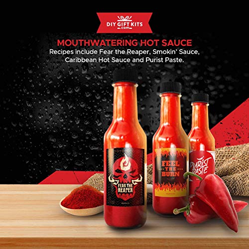 The Carolina Reaper Hot Sauce Kit Gift Set, Make Your Own 7,000,