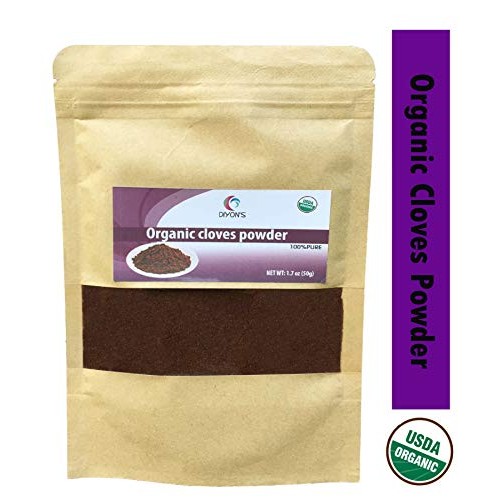 Organic Premium Grade Cloves Powder 1.7 Oz Stand Up Resealabl