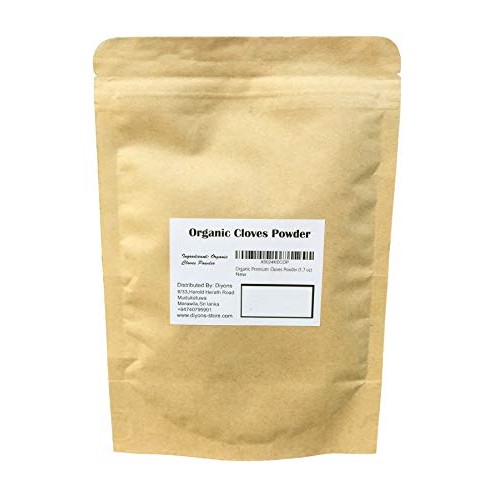 Organic Premium Grade Cloves Powder 1.7 Oz Stand Up Resealabl