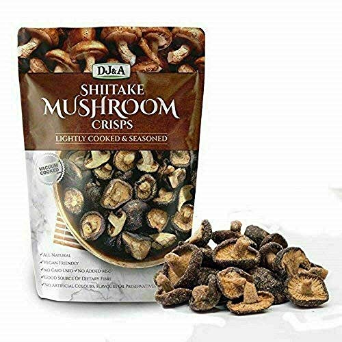 Shiitake Mushroom Crisps - Lightly Cooked And Seasoned 10.28 Oun