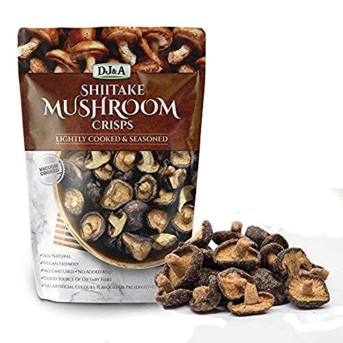 Shiitake Mushroom Crisps - Lightly Cooked And Seasoned 10.58 Oz